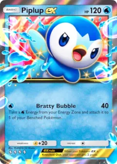 Carta Piplup ex de Pokémon TCG Pocket